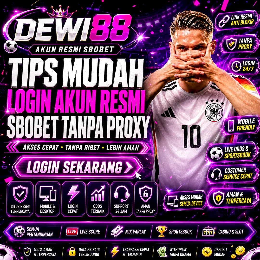 DEWI88 Layanan Login & Daftar Akun Sportsbook SBOBET Resmi - Situs Judi Bola Mix Parlay Online 